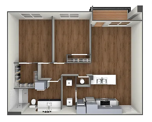 Floor plan The Campbell