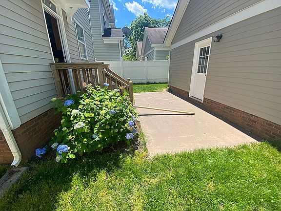 Back cement patio 