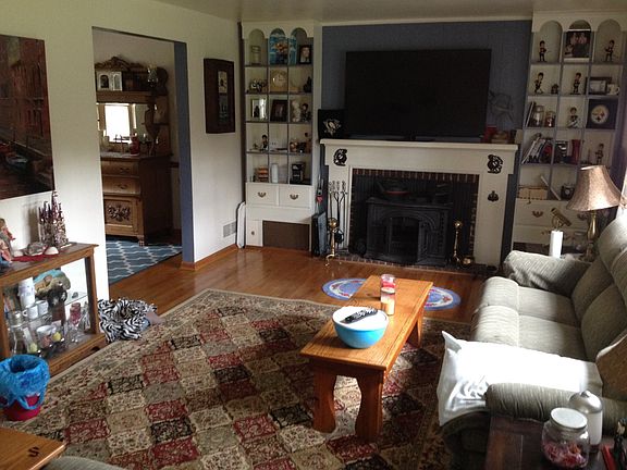 living room fireplace