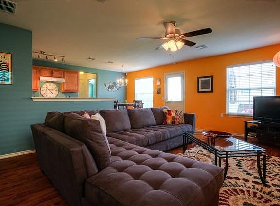 Tons of natural lighting through out the home.