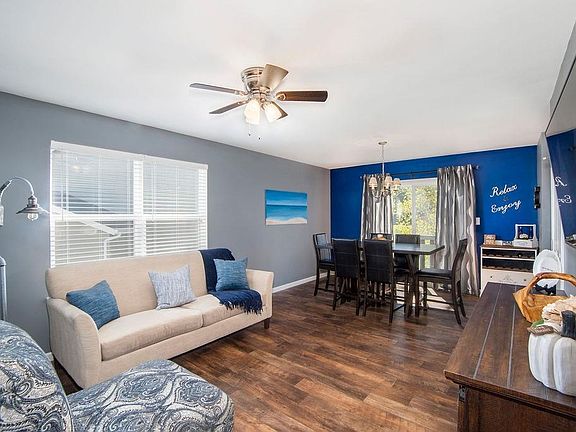 Living and dining room combo