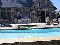 Pool from back side
