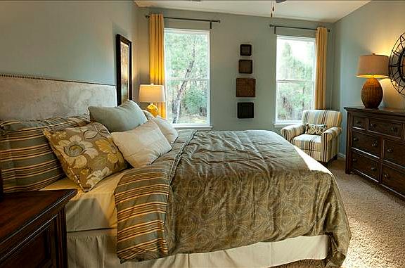 cozy master bedroom suite