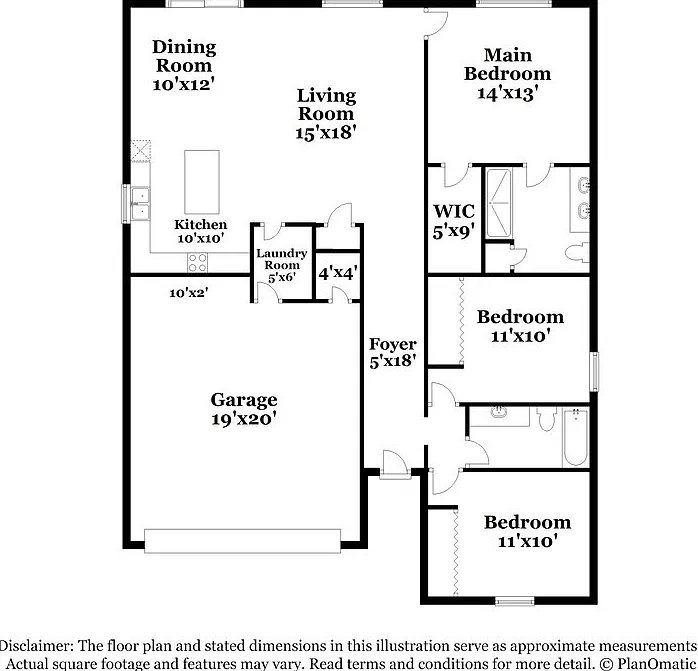 3 bed, 2.0 bath, 1341 sqft, $2,215 — Photo 2