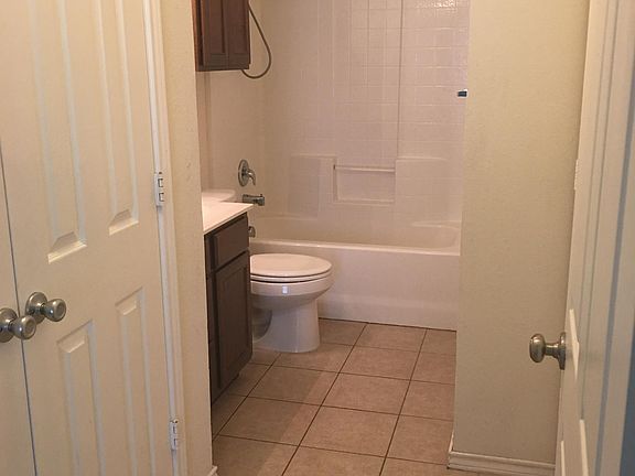 Master bath, clothing closet and linen closet