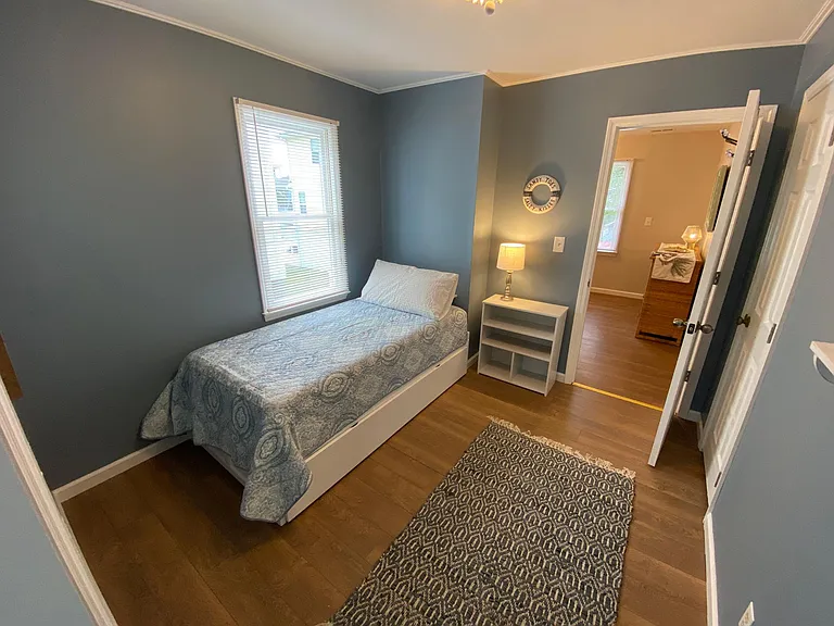 Twin trundle bed -- this room leads into the upstairs living room and then one of the three bedrooms that has a king bed