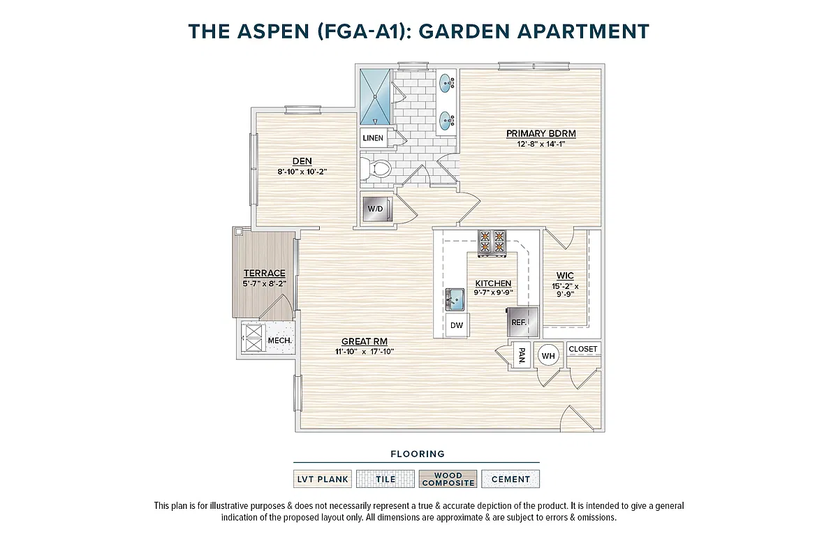 Floor plan The Aspen (FGA-A1)