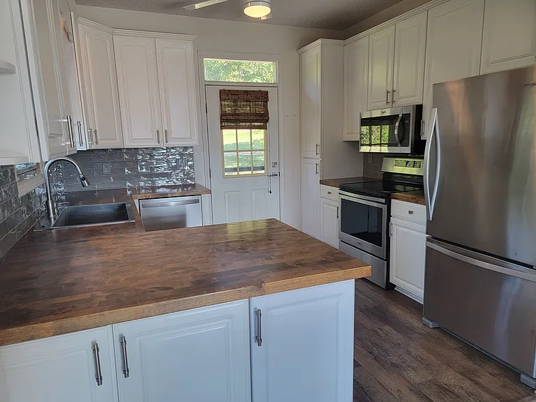 all stainless steel appliances