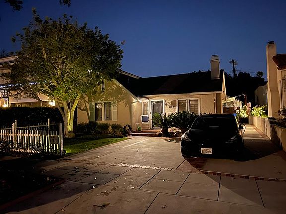 House with evening lighting