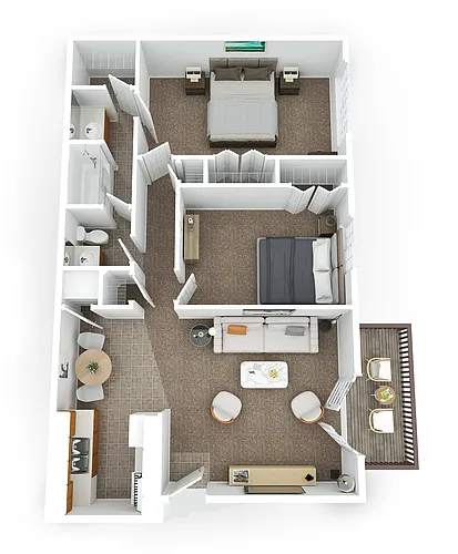 Floor plan 2B-B