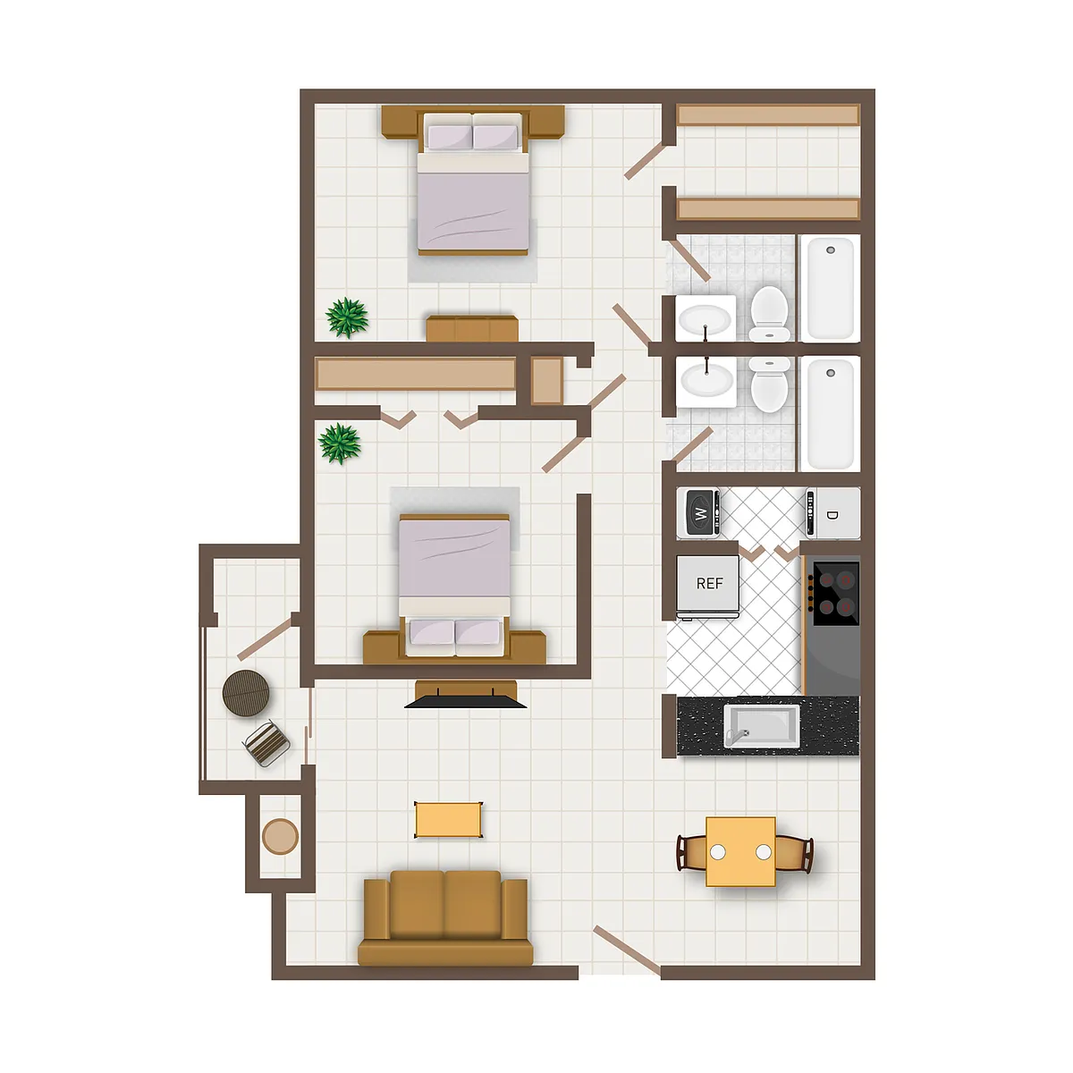 Floor plan B1P