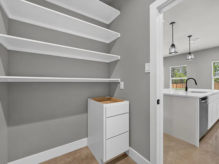 Pantry in utility room