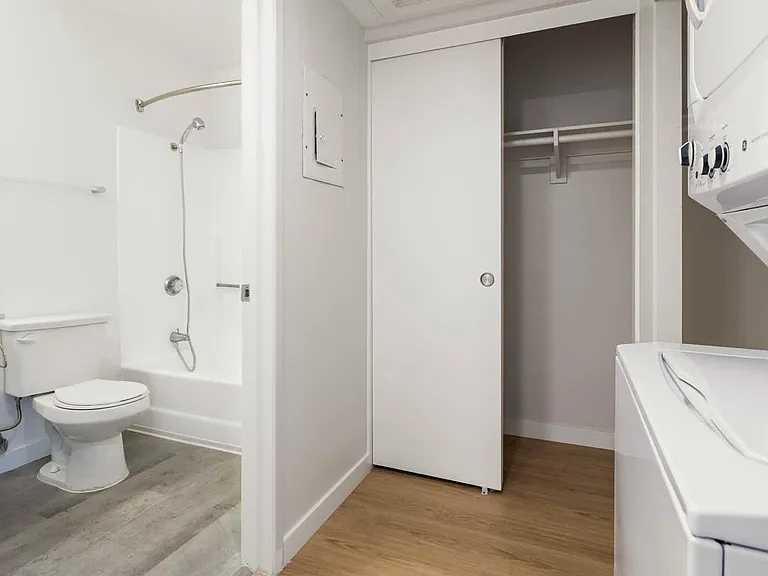 Bathroom and In-home washer and Dryer