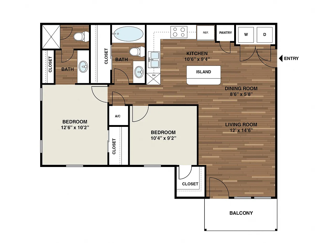 Floor plan B3
