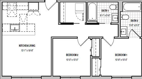 Floor plan 406