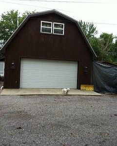 two story attached garage