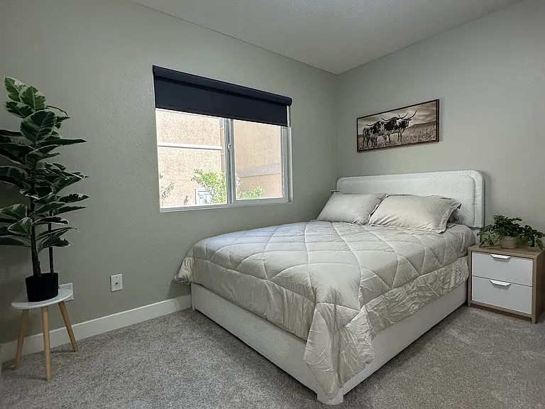 Second-Floor Bedroom with large closet and Adjacent Bathroom