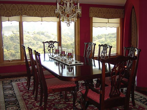 Dining Room with picture windows