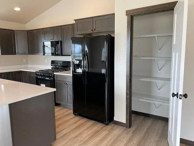 Kitchen with pantry