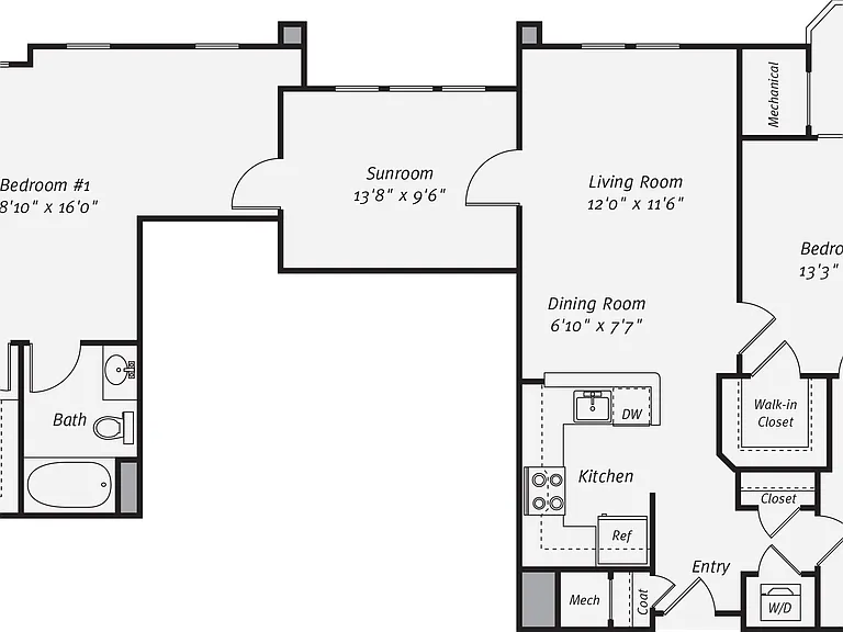 B6RP floor plan Rutherford Station