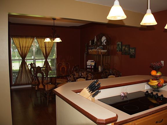 Kitchen open to Dining Area
