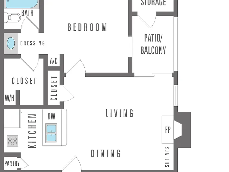 Peppermill
One bedroom, one bathroom
525 square feet Peppermill
One bedroom, one bathroom
525 square feet