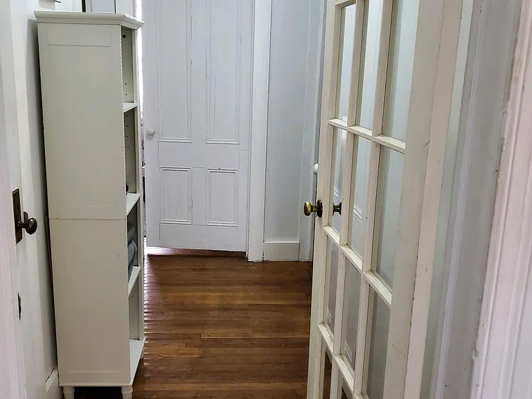 Bedroom and bath hallway - hardwoods