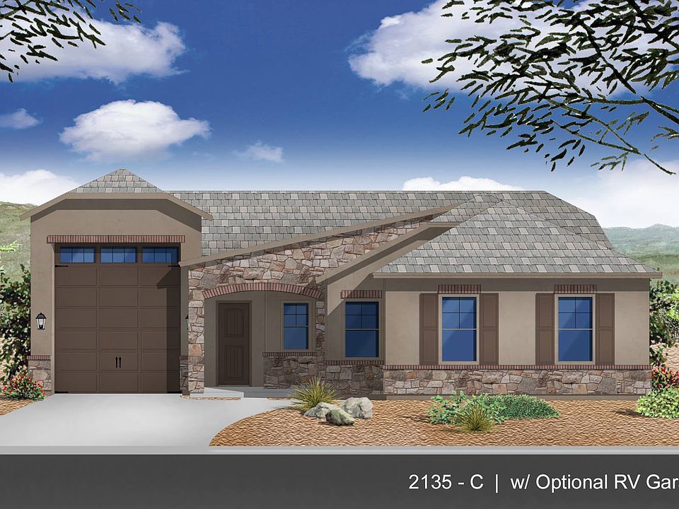 Elevation C w Optional RV Garage