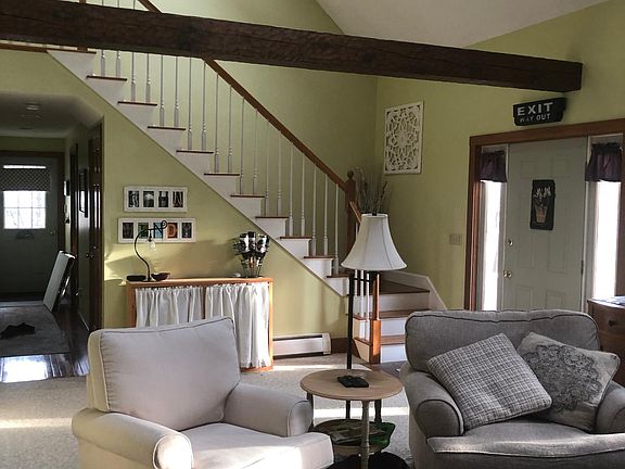 Living room and front door