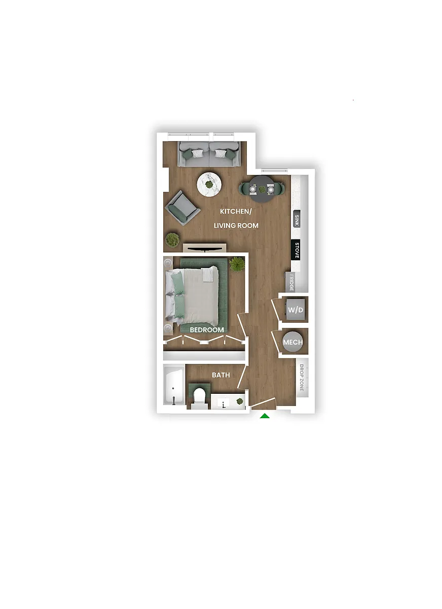 Floor plan S5AW WDU 80%