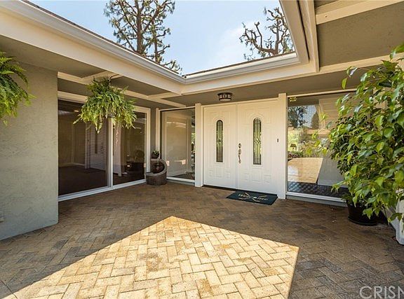 New double entrance door and new double pane sliding door.