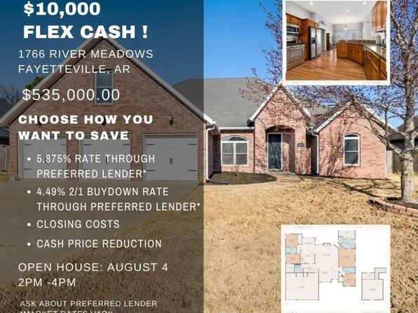 1766 S River Meadows Dr, Fayetteville, AR 72701
