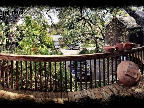 view from front wood deck