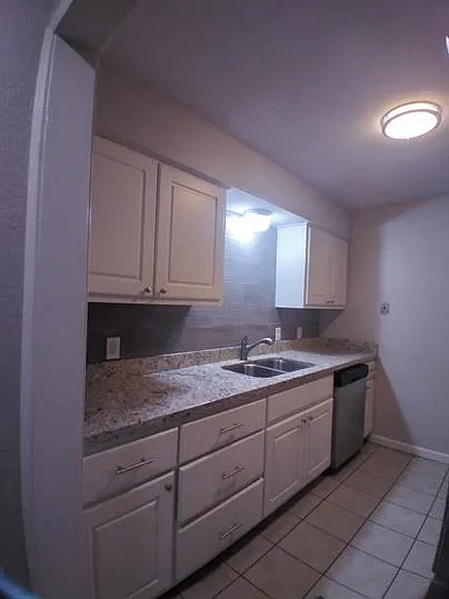 Updated kitchen with plenty of cabinets for storage