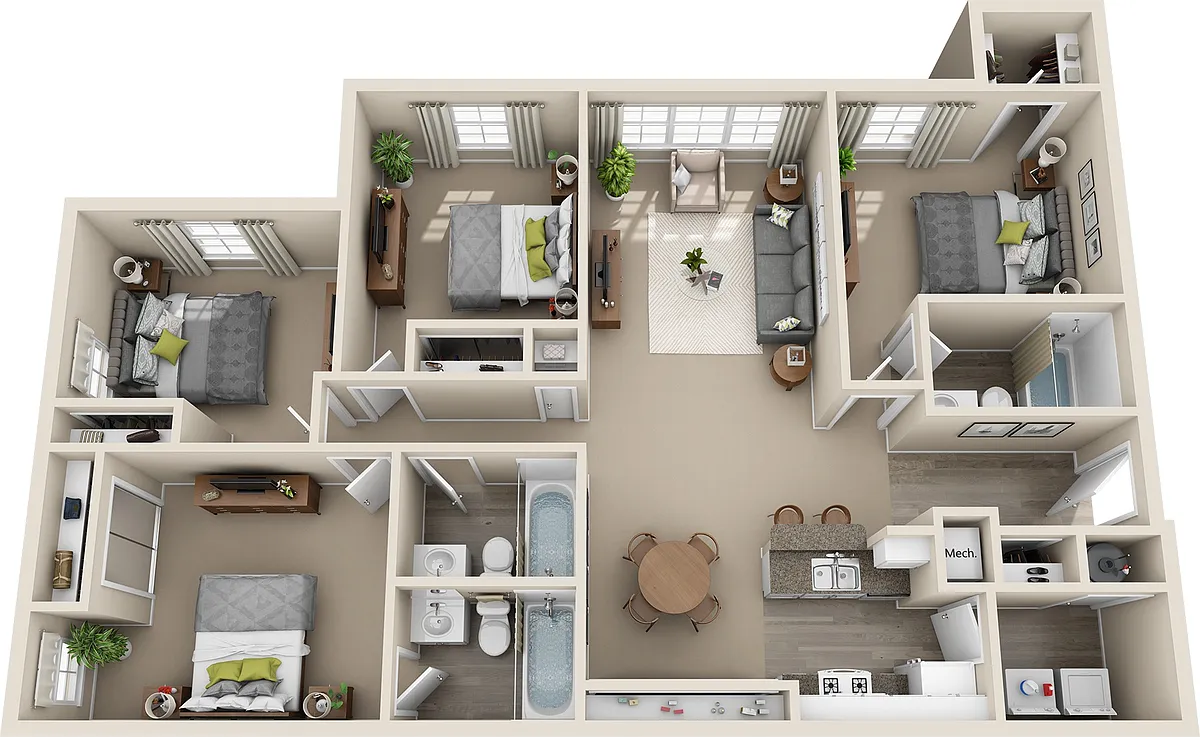Floor plan D1