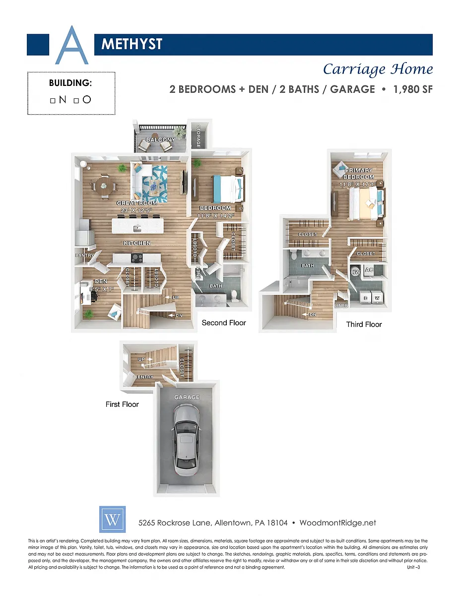 Floor plan Amethyst