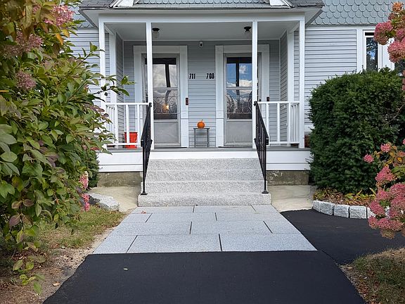 Front walk to front door