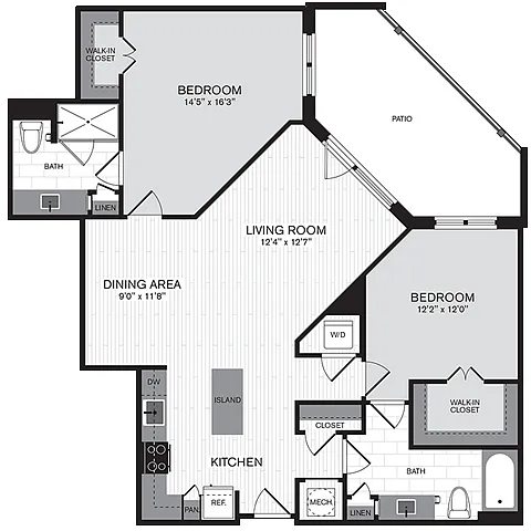 Floor plan 2P