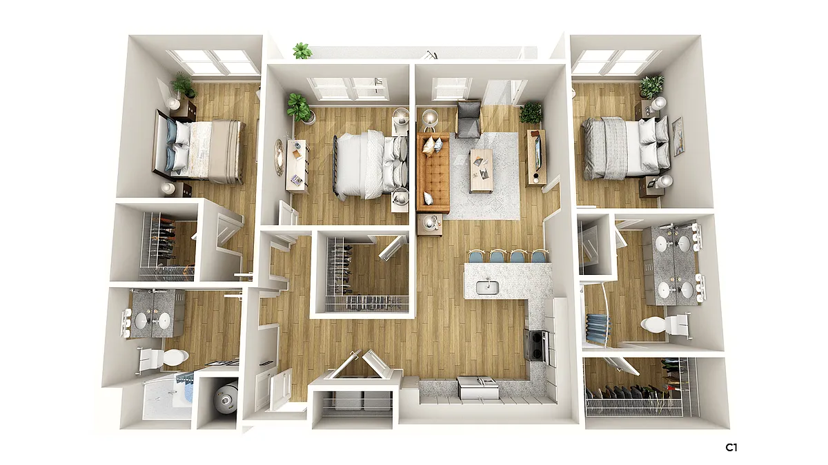 Floor plan C1