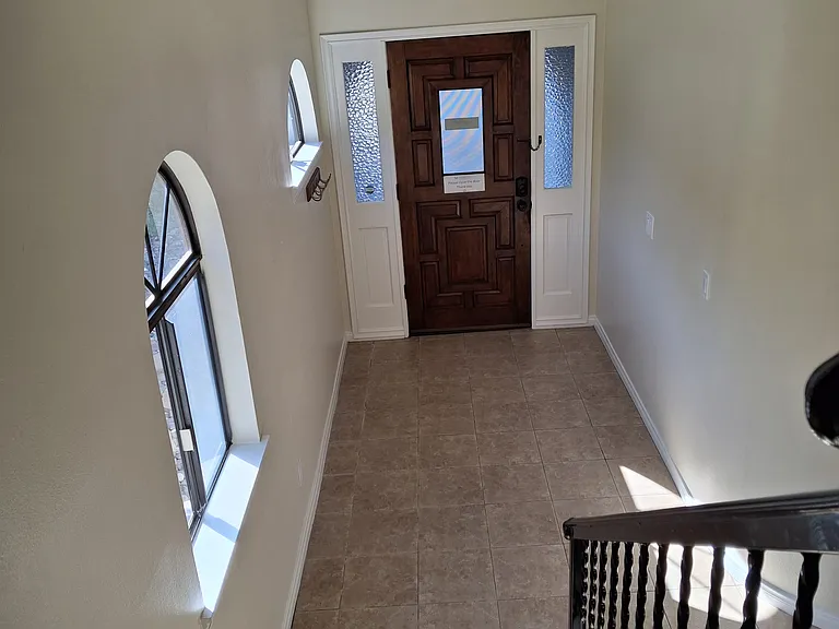 Inside front entrance