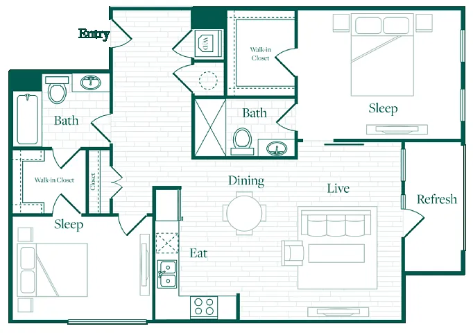 Floor plan Emerald