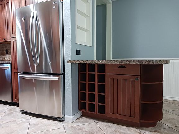 Kitchen island.