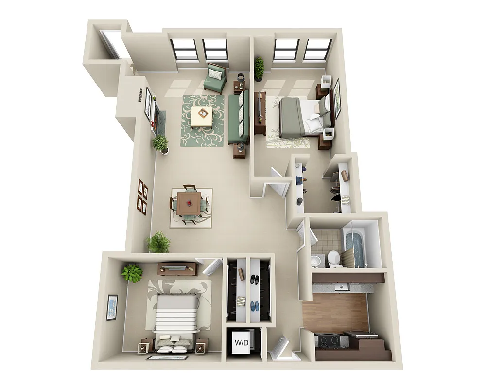 Floor plan 56 St. Botolph - A1GD