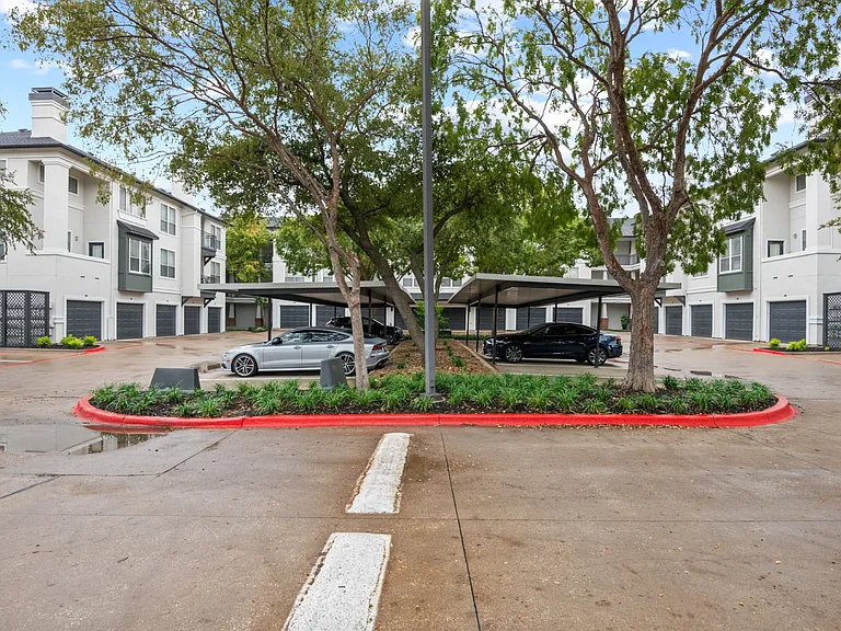Covered parking at Mission Gate in Plano TX