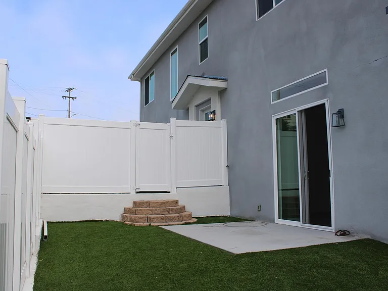 view from the back yard