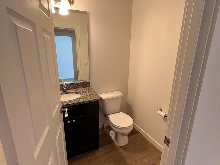 Main floor half bath