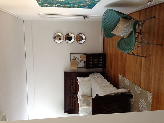 quiet bedroom with views of Alcatraz