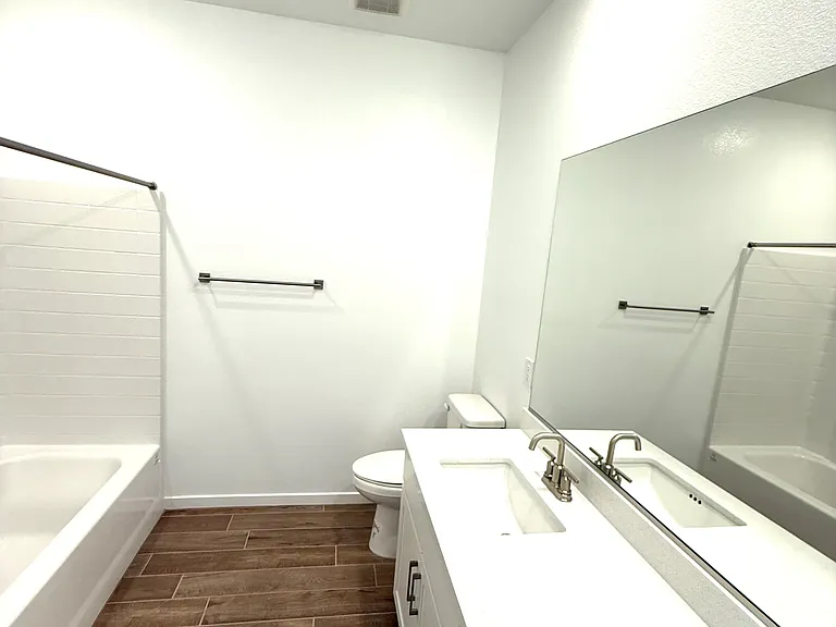Full Bathroom for 2nd & 3rd Bedrooms, with Dual Sinks