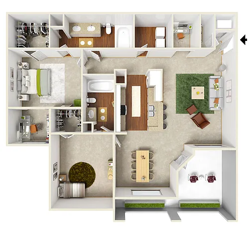 Floor plan Hidalgo