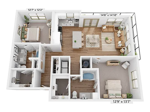 Floor plan B4